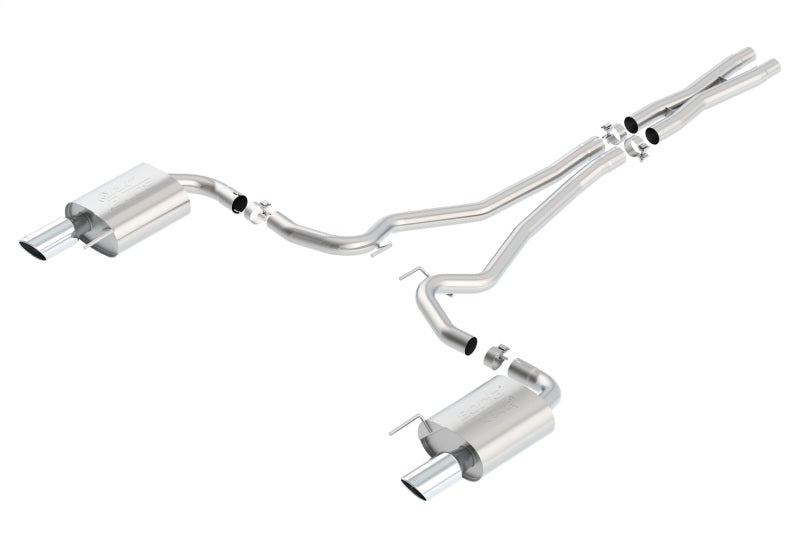 Borla Atak S Cat-Back 15-17 Ford Mustang GT 5.0L V8 MT/AT 2.5in pipe 4in tip - My Store