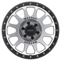 Method Mr305 NV 18x9 0mm Offset 6x5.5 108mm CB Machined/Black Street Loc Wheel - Mammoth Racing -