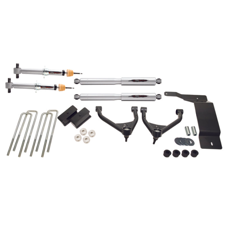 Belltech 07-16 Chevrolet Silverado / GMC Sierra 1500 4WD 4in Suspension Lift Kit w/ Shocks - Mammoth Racing -
