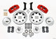 Wilwood Dynapro 6 Front Hub Kit 12.19in Drilled Red 79-87 GM G Body - Mammoth Racing -