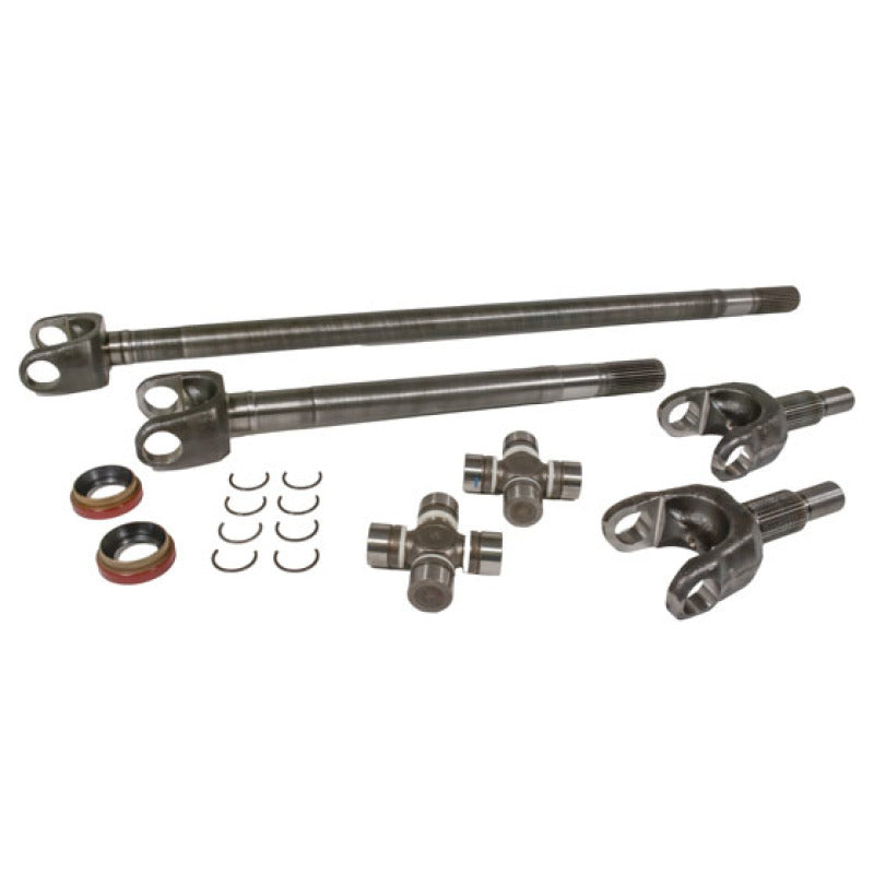 Yukon Chromoly Front Axle Kit for Dana 30 Both Sides 30 Spline 733X U-Joints - Mammoth Racing -