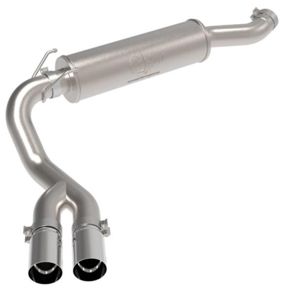 aFe POWER Rebel Series 3.5in SS Cat Back Exhaust w/Pol Tips 19-21 RAM V8-6.4L Hemi - Mammoth Racing -