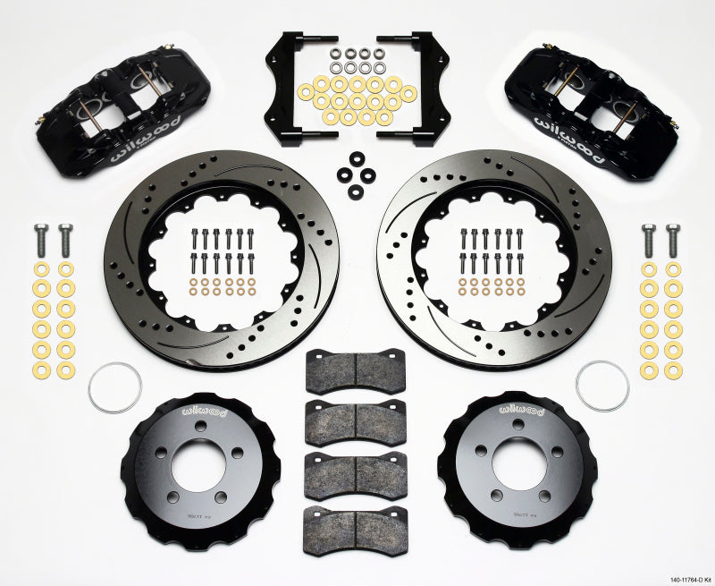 Wilwood Aero6 Front Hat Kit 14.25 Drilled 2006-10 Magnum/Challngr/Chrgr/300C - Mammoth Racing -