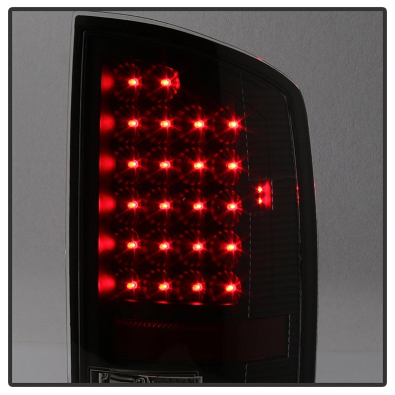 Xtune Dodge Ram 02-06 1500 / Ram 2500/3500 03-06 LED Tail Light Black ALT-JH-DR02-LED-BK - Mammoth Racing -