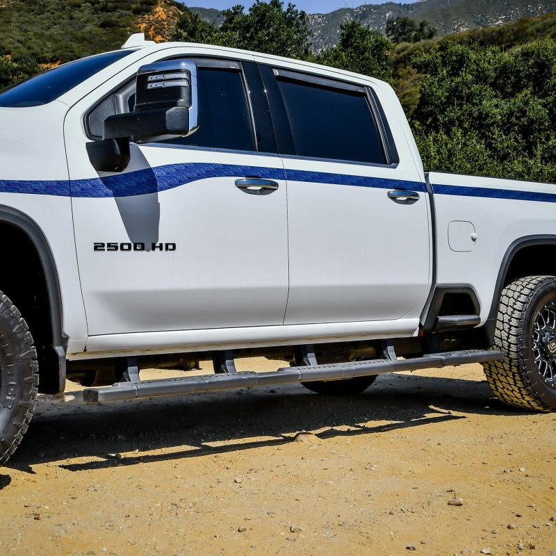 Westin 2020 Chevy Silverado 2500 Crew Cab (6.5ft Bed) R5 M-Series XD W2W Nerf Bars - Textured Black - Mammoth Racing -