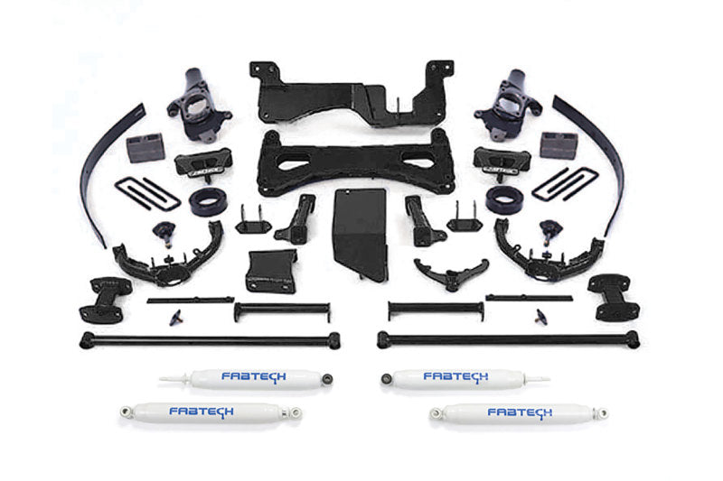 Fabtech 01-06 GM C/k2500hd 8in Perf Sys w/Perf Shks - Mammoth Racing -