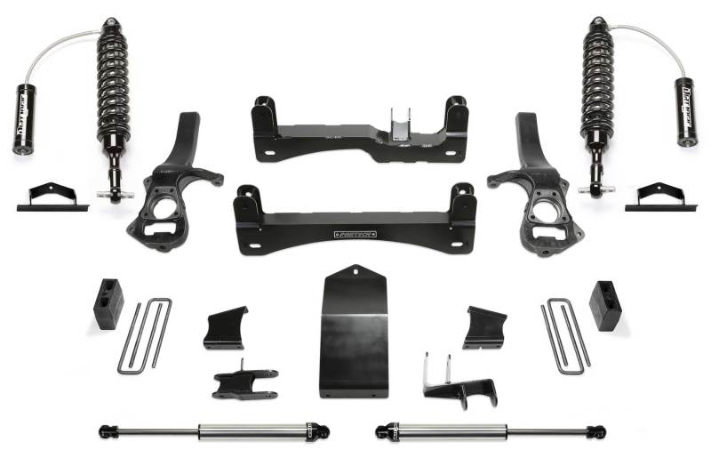 Fabtech 19-21 GM K1500 P/U Diesel 6in Perf Sys w/Dl 2.5 Resi&2.25 - Mammoth Racing -