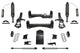 Fabtech 19-21 GM K1500 P/U Diesel 6in Perf Sys w/Dl 2.5 Resi&2.25 - Mammoth Racing -