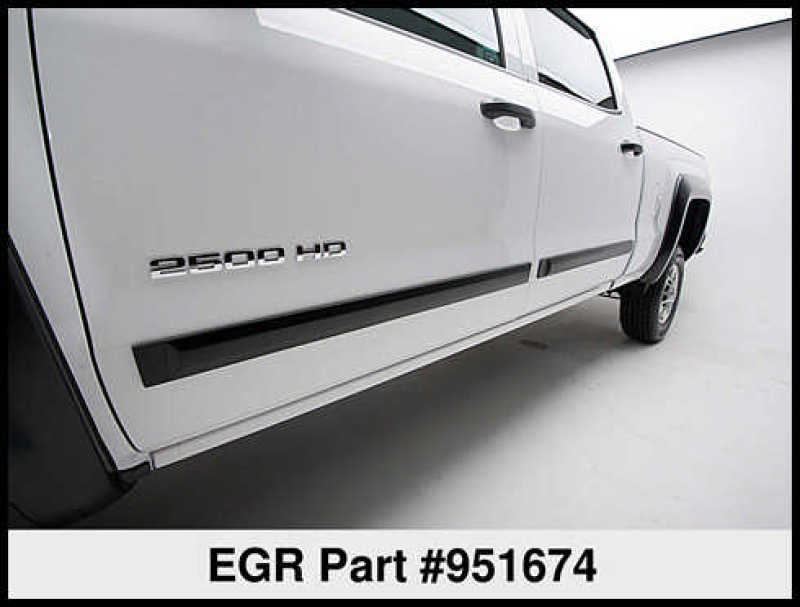 EGR Crew Cab Front 41.5in Rear 38in Rugged Style Body Side Moldings (951674) - Mammoth Racing -