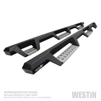 Westin 2020 Chevy Silverado 2500/3500 HDX Stainless Drop W2W Nerf Step Bars - Textured Black - Mammoth Racing -