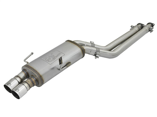 aFe MACHForce XP Exhausts 2.5in SS Cat-Back w/ Polished Tips 96-99 BMW M3 L6 3.2L - Mammoth Racing -