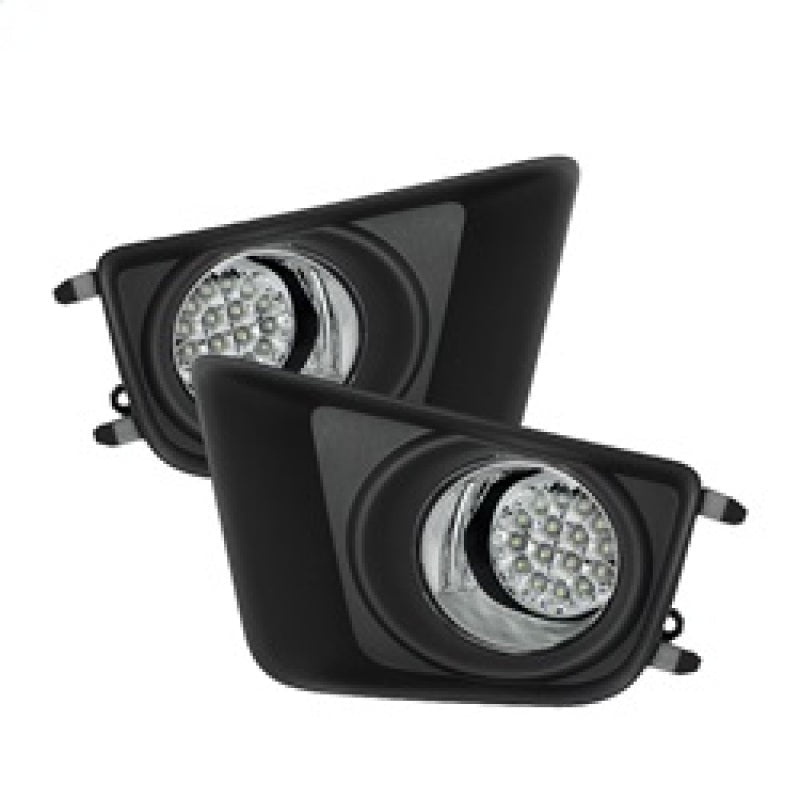 Spyder Toyota Tacoma 2012-2015 LED Fog Lights w/Switch Clear FL-LED-TTA2012-C - Mammoth Racing -
