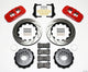 Wilwood Aero4 Rear Kit 14.25in Drilled Red 2006-10 Magnum/Challngr/Chrgr/300C - Mammoth Racing -