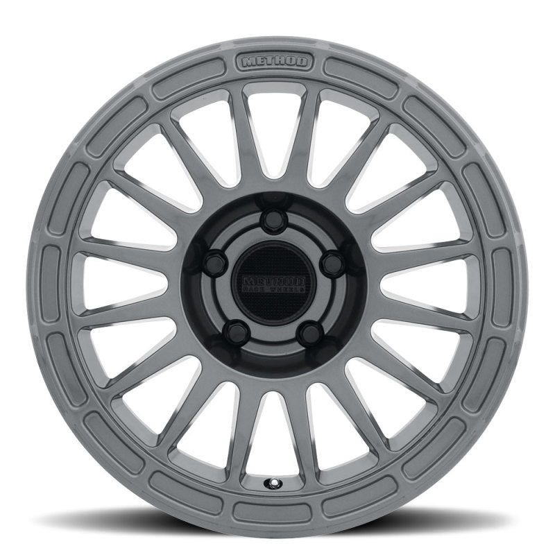 Method Mr314 15x7 +15mm Offset 5x100 56.1mm CB Gloss Titanium Wheel - Mammoth Racing -