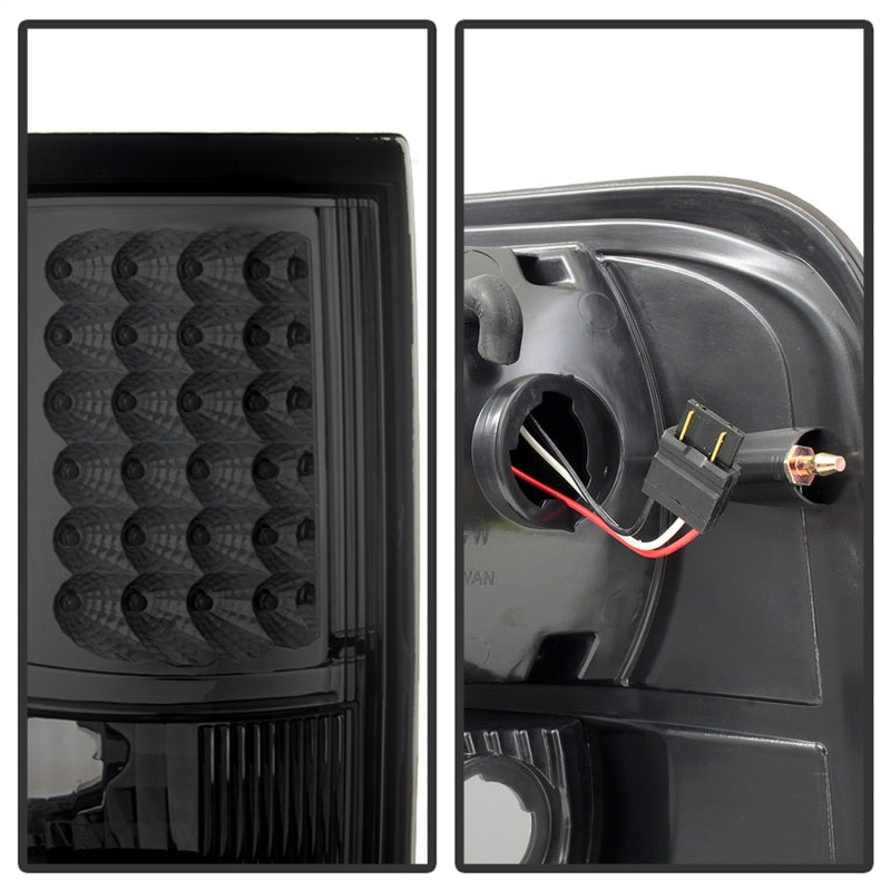 Xtune Ford F150 Styleside 04-08 (Not Fit Heritage & SVT) LED Tail Lights Smoke ALT-ON-FF15004-LED-SM - Mammoth Racing -