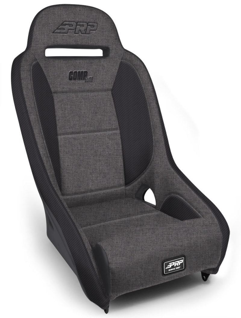 PRP Comp Elite Suspension Seat - All Grey/Black - Mammoth Racing -