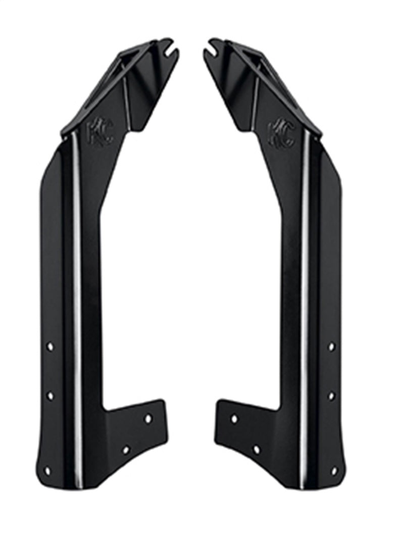 KC HiLiTES 07-18 Jeep JK Overhead Mount Bracket Set (for 50in. Gravity LED Pro6/C-Series LED Lights) - Mammoth Racing -