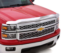 AVS 17-18 Nissan Titan High Profile Hood Shield - Chrome - Mammoth Racing -