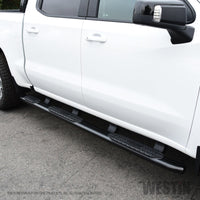Westin 2019 Chevrolet Silverado/Sierra 1500 CC (5.5ft) PRO TRAXX 5 WTW Oval Nerf Step Bars - Black - Mammoth Racing -
