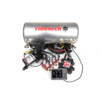 Ridetech RidePro E5 Air Ride Suspension Control System 3 Gallon Single Compressor 1/4in Valves - Mammoth Racing -