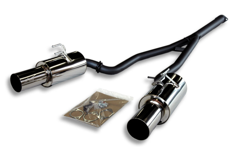 HKS 08-09 Evo 10 Hi-Power Dual Tip Catback Exhaust - Mammoth Racing -