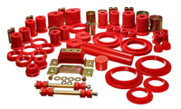 Energy Suspension 94-95 Ford Mustang Red Hyper-flex Master Bushing Set w/ V-8 - Mammoth Racing -