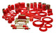 Energy Suspension 94-95 Ford Mustang Red Hyper-flex Master Bushing Set w/ V-8 - Mammoth Racing -