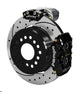Wilwood Forged Dynalite Rear Electronic Parking Brake Kit -Black Powder Coat Caliper - SRP D/S Rotor - My Store