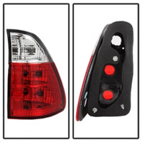 Spyder BMW E53 X5 00-06 4PCS Euro Style Tail Lights- Red Clear ALT-YD-BE5300-RC - Mammoth Racing -