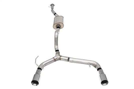 Corsa 21-22 Ford Bronco 2.3L 4-Door 2.75in Cat-Back Dual Rear Exhaust w/4in Straight-Cut Polish Tips - Mammoth Racing -