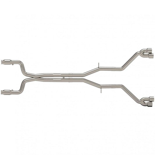 Kooks 16+ Chevy Camaro SS 6.2l 3in Catted Muff Delete Full Exhaust w/Quad Tips (Use w/Kooks Headers) - Mammoth Racing -