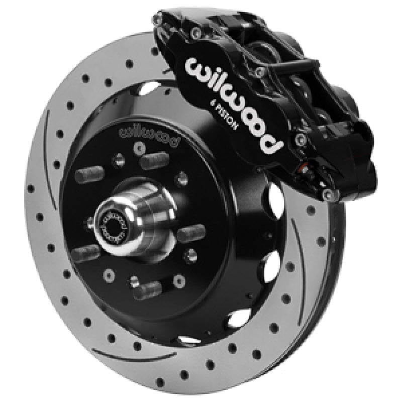 Wilwood Forged 6 Piston Superlite Caliper, GT 48 Vane Spec37 Drilled & Slotted Rotor - 12.88x1.25 - My Store