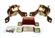 Energy Suspension 84-95 Ford Mustang 5.0 (302c.i.) V8 Red Motor & Transmission Mount Set - Mammoth Racing -