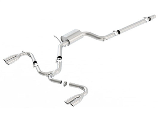 Borla 14-19 Seat Leon Cupra 2.0L AT/MT FWD 4DR Stainless Steel S-Type Catback Exhaust Brushed Tip - Mammoth Racing -