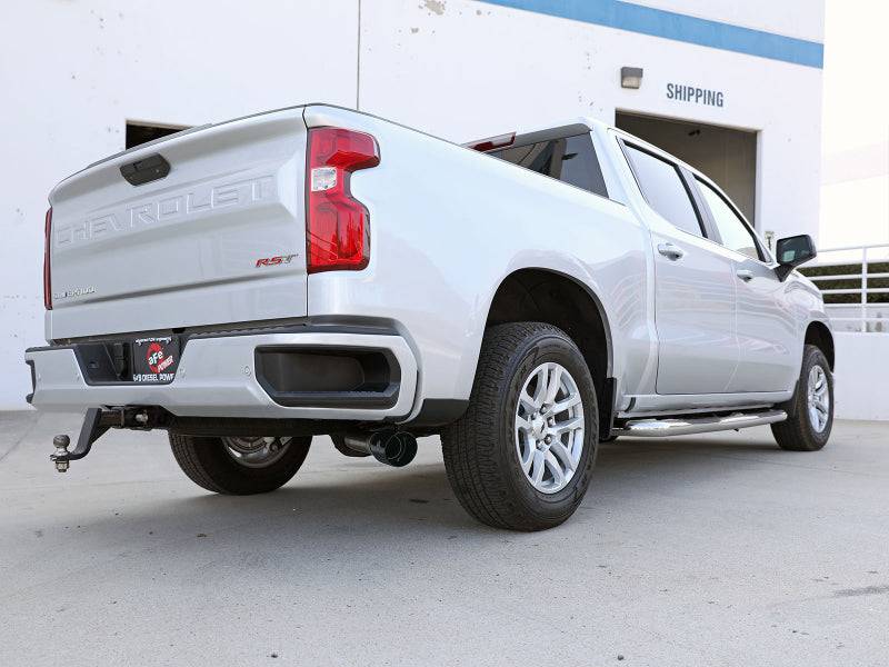 aFe Large Bore-HD 3in 409SS DPF-Back 20-21 GM Trucks L6-3.0L (td) LM2 - Black Tip - My Store