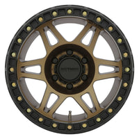 Method Mr106 Beadlock 17x9 -44mm Offset 6x5.5 108mm CB Method Bronze w/BH-H24125 Wheel - Mammoth Racing -