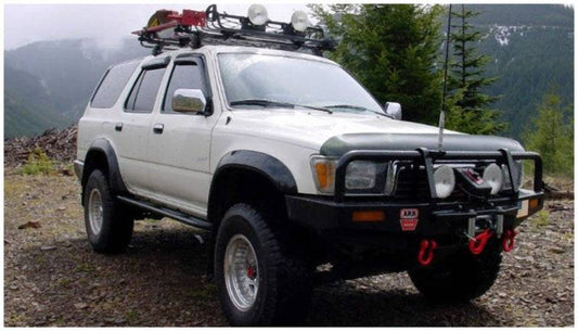 Bushwacker 90-95 Toyota 4Runner Extend-A-Fender Style Flares 4pc - Black - Mammoth Racing -