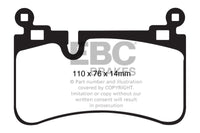 EBC 08-13 Mercedes-Benz C63 AMG (W204) 6.2 Yellowstuff Rear Brake Pads - My Store