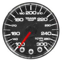 Autometer Spek-Pro Gauge Water Temp 2 1/16in 300f Stepper Motor W/Peak & Warn Blk/Chrm - My Store