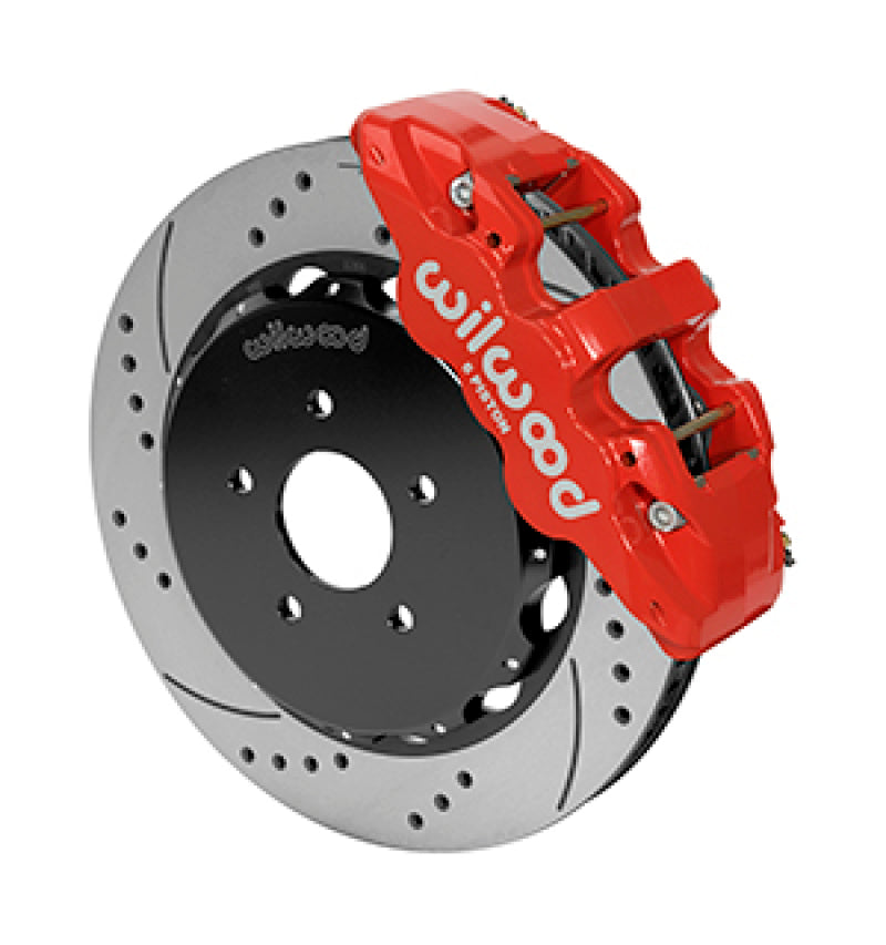 Wilwood Narrow Superlite 4R Rear Big Break Kit Mopar/Dana 14in Drilled/Slotted Rotor - My Store
