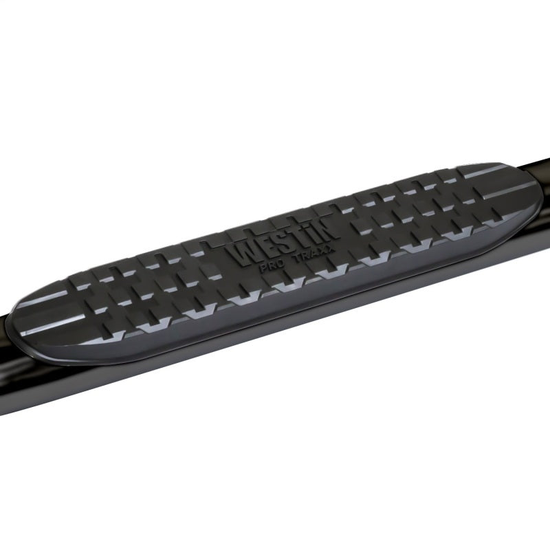 Westin 2007-2013 Chevy Silverado 1500 Reg Cab PRO TRAXX 4 Oval Nerf Step Bars - Black - Mammoth Racing -