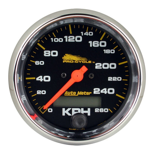 Autometer Pro-Cycle Gauge Speedo 3 3/4in 160 Mph Elec Black - My Store