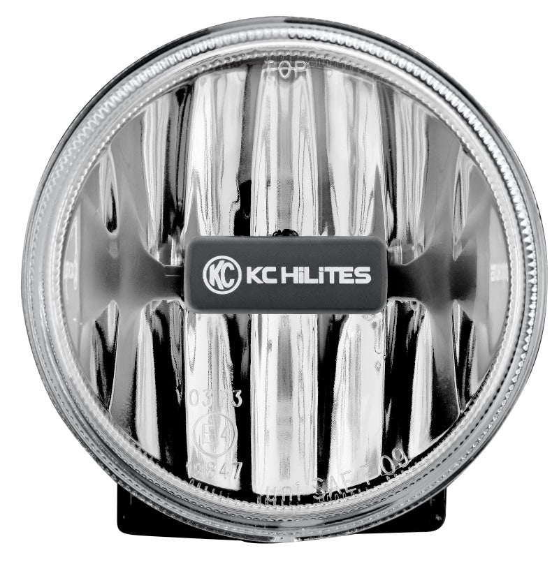 KC HiLiTES 4in. Gravity G4 LED Light 10w Sae/ece Clear Fog Beam (Pair Pack System) - Mammoth Racing -