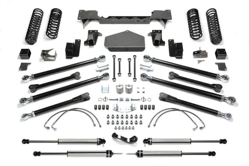 Fabtech 07-18 Jeep JK 4-Door 5in Crawler Lt w/Dlss Shks - Mammoth Racing -