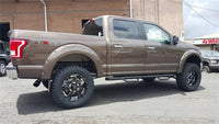N-Fab Nerf Step 15-17 Ford F-150 SuperCrew - Gloss Black - Cab Length - 3in - Mammoth Racing -