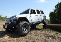N-Fab Trail Slider Steps 18-20 Jeep Wrangler JL 4 Door SUV - SRW - Textured Black - Mammoth Racing -