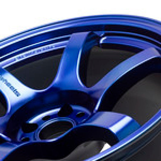Gram Lights 57dr 19x9.5 +25 5-112 Sputter Blue Wheel