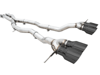 AWE Track Edition Catback Exhaust for BMW G8X M3/M4 - Diamond Black Tips - My Store