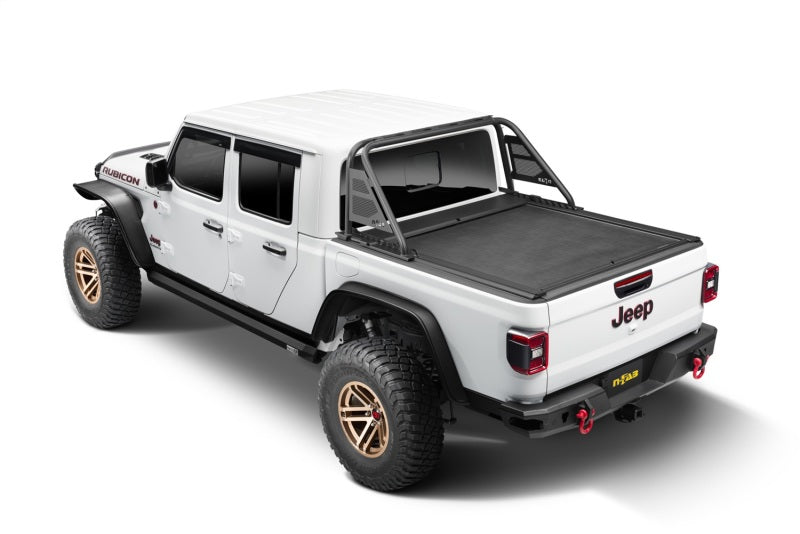 N-Fab ARC Sports Bar 20-22 Jeep Gladiator - Textured Black(Roll-N-Lock Cover Fitment Only) - Mammoth Racing -