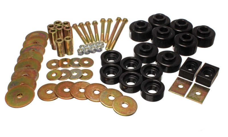 Energy Suspension 97-03 Ford F-250/F-150 4WD/2WD Black Body Mount - Mammoth Racing -